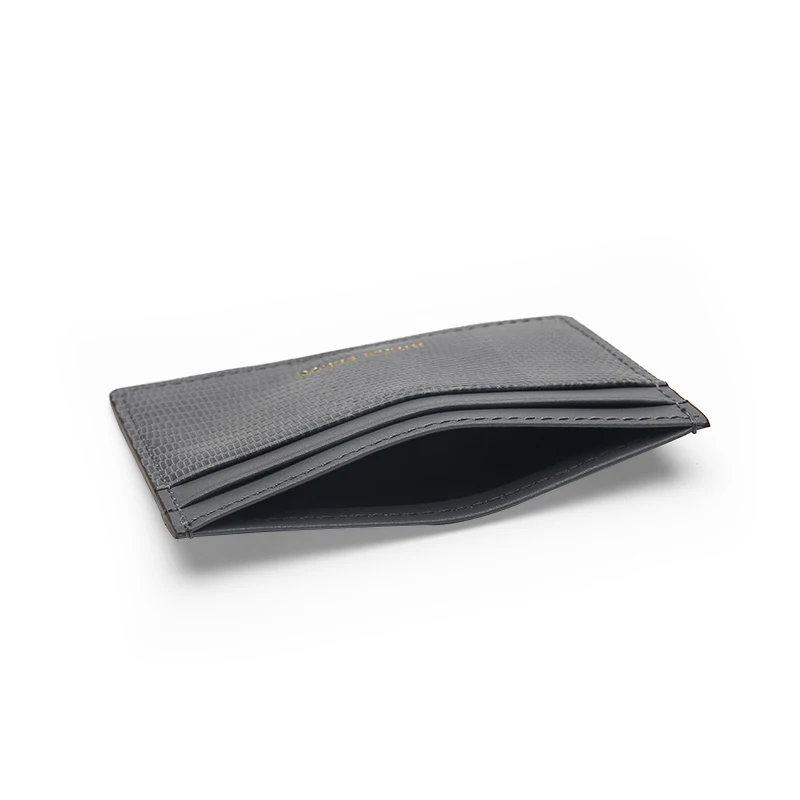 

Hiram Beron Personalized Letter Grey Cow Leather Card Case Lizard Pattern With a Cell Phone Case Gift for birthday Dropship