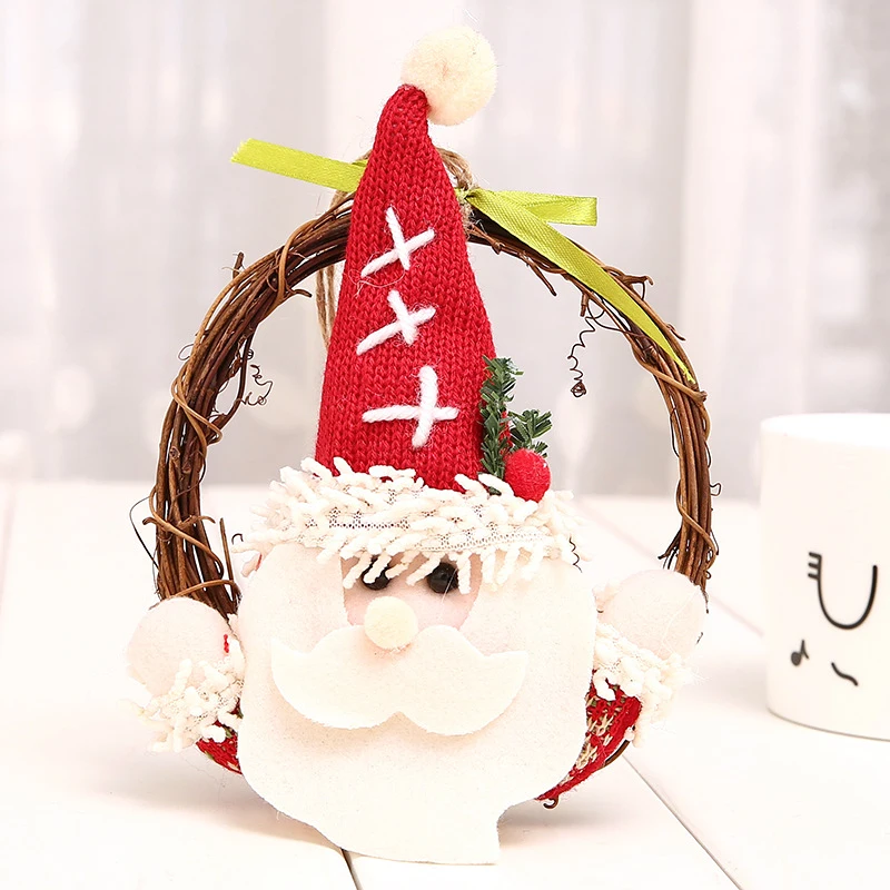 Navidad декор для вечеринок Мини Рождественские куклы Рождественская елка висячие