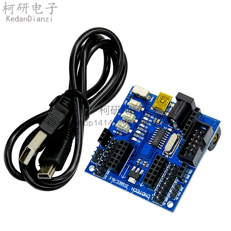 Zigbee модуль CC2530 Серийный беспроводной Девелопмент основная плата + сенсор узел