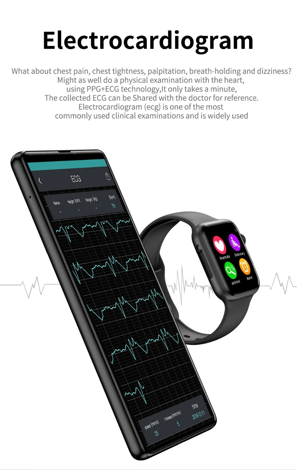 W34 умные часы мужские ЭКГ умные часы IWO 1:1 44 мм Relojes Inteligentes Para Hombre Mujer для samsung Xiaomi Apple Iphone