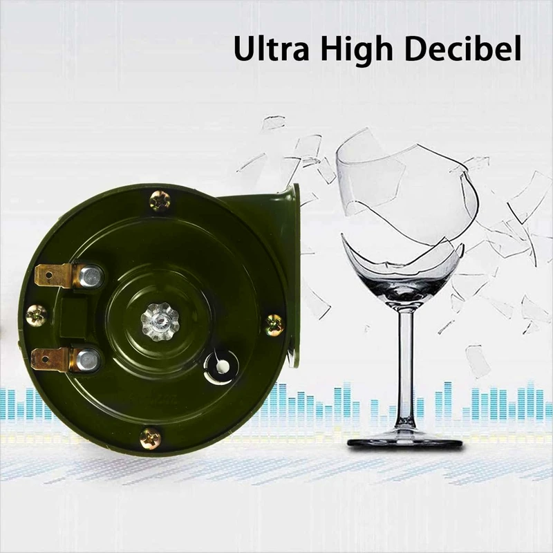 2 шт. Автомобильный Электрический клаксон 410 дБ 12 В | Автомобили и мотоциклы