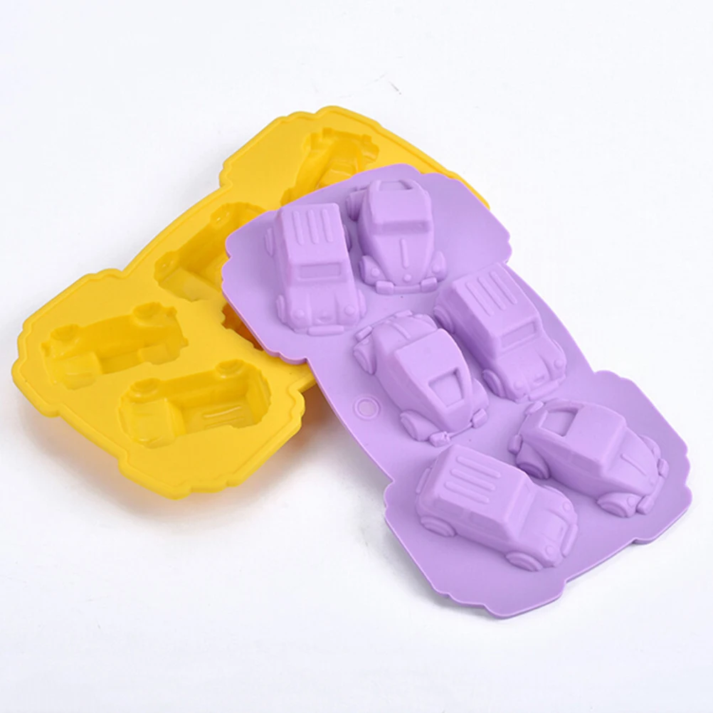 

Car Silicone Mold Fondant Cake Chocolate Decorating Baking Tools Mould Soap Mold
