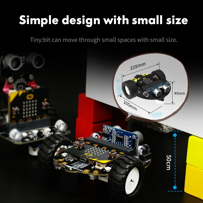 Yahboom Programmable Robot Car Bit Kit based on BBC Microbit V2 and V1 for STEM Coding Education | Игрушки и хобби