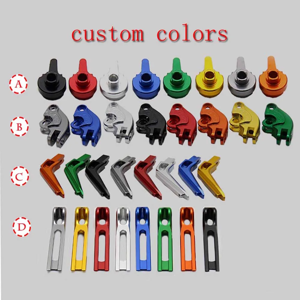 Customcolor Мотоцикл с ЧПУ тормозные рычаги сцепления для Honda CBR CBR650F 650F CBR 650 F CB650F CB 650F - Цвет: Customcolor
