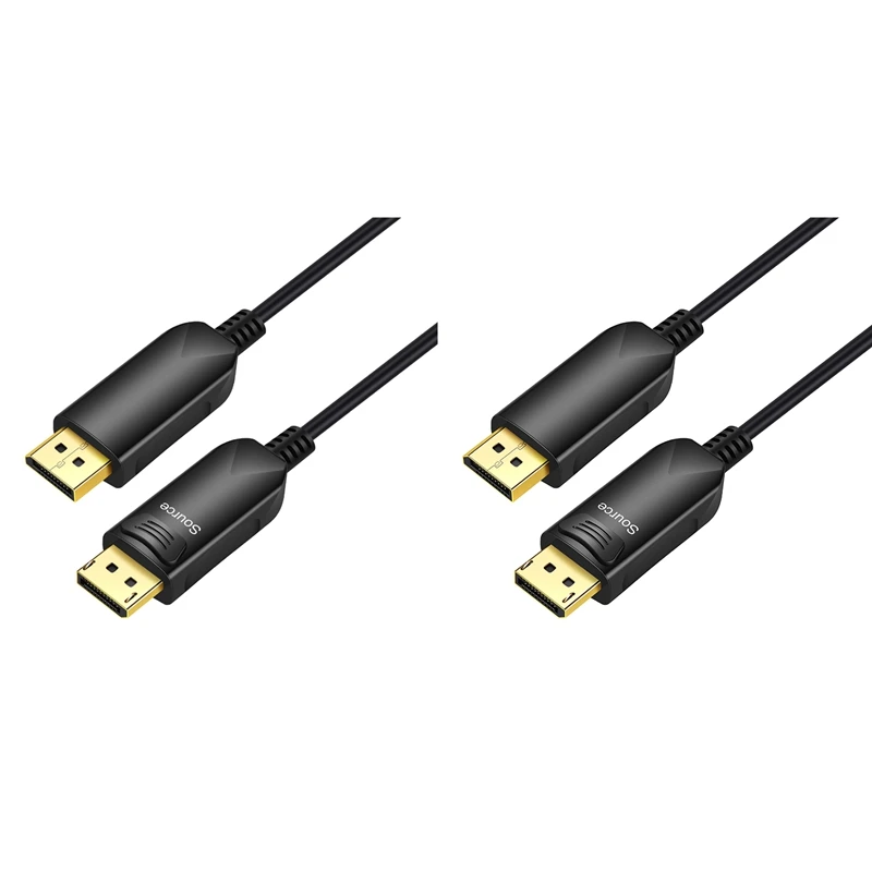 

DP 1.2 Optical Fiber Cable HD Fast 4K@60Hz Display Port 4K Optical Fiber Cable for Notebook TV Projector
