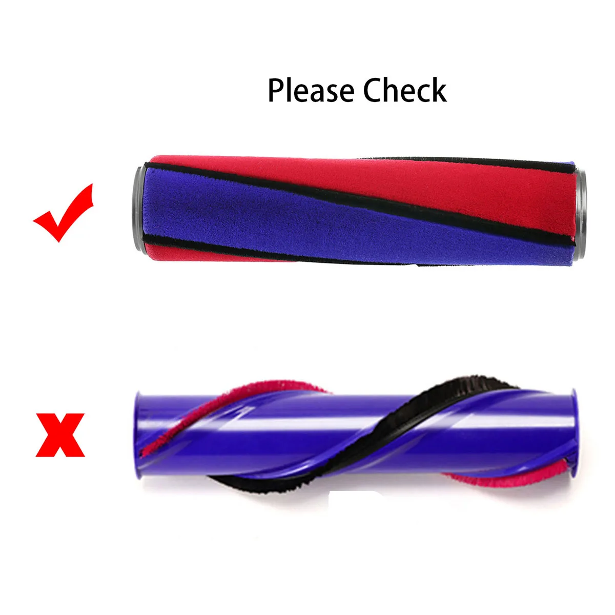 

1 * Roller Brush For Dyson V6 Fluffy V7 V8 SV03 Cordless Vacuum Cleaner Roller Brush 966488-01 Robot Vacuum Cleaner Spare Parts
