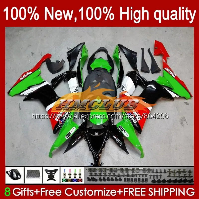 Средства ухода за кожей для KAWASAKI NINJA ZX1000C зеленый красный Прохладный ZX 10R 1000CC 2008 2009