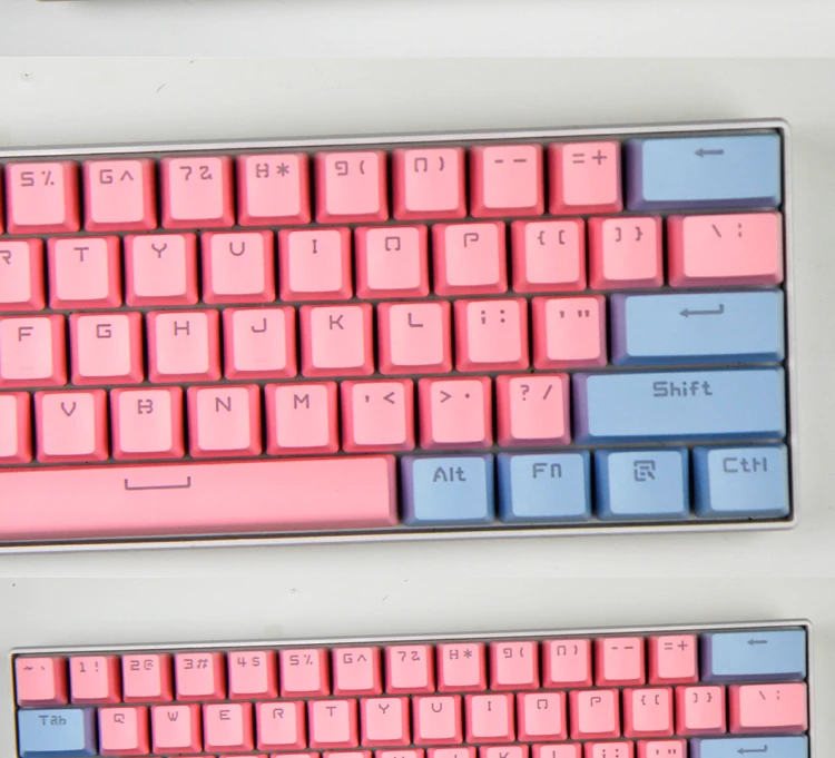 Розовый Фиолетовый Синий механическая клавиатура Ключ Крышка 104/87 keycap ABS Прозрачный ключ крышка для игр механическая клавиатура MX брелки