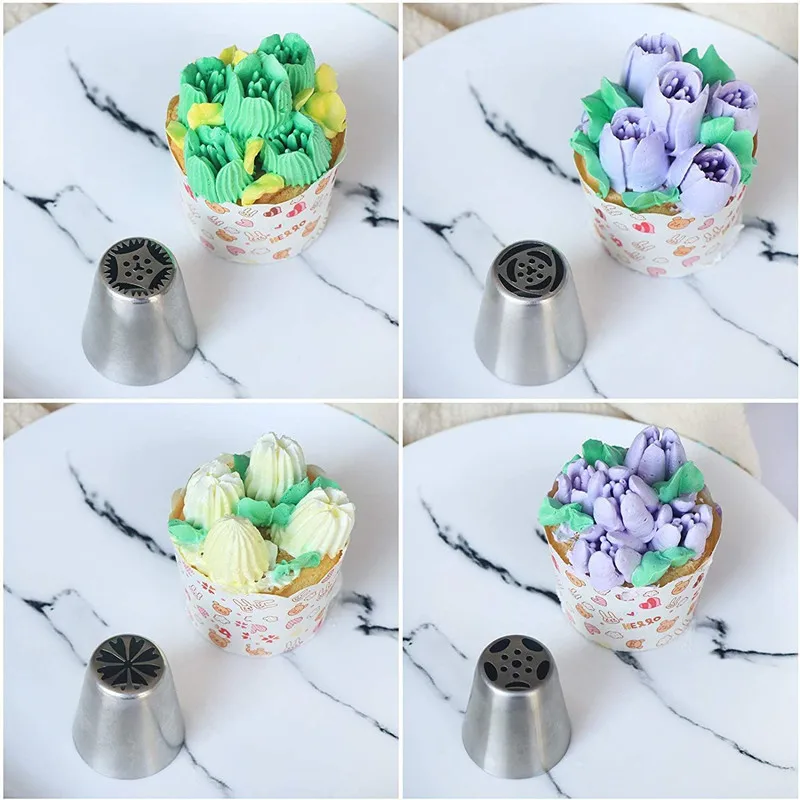 

Набор насадок из нержавеющей стали для торта, 39 шт.