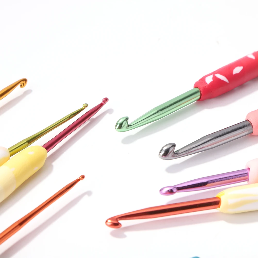 Набор ручных крючков для вязания набор из 9/8 шт. керамические ручки Алюминиевые