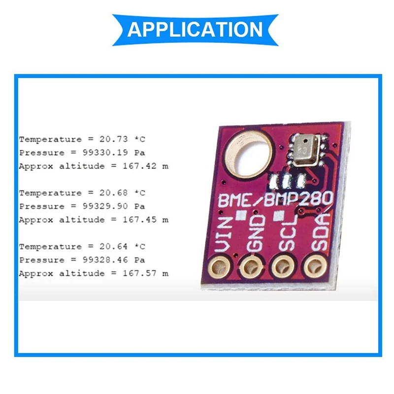 Модуль цифрового датчика атмосферного давления MOOL BMP280 5 в с IIC I2C для Arduino кабелем