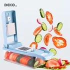 Многофункциональная овощерезка DEKO, измельчитель для фруктов, картофеля, моркови, чеснока, кухонные аксессуары