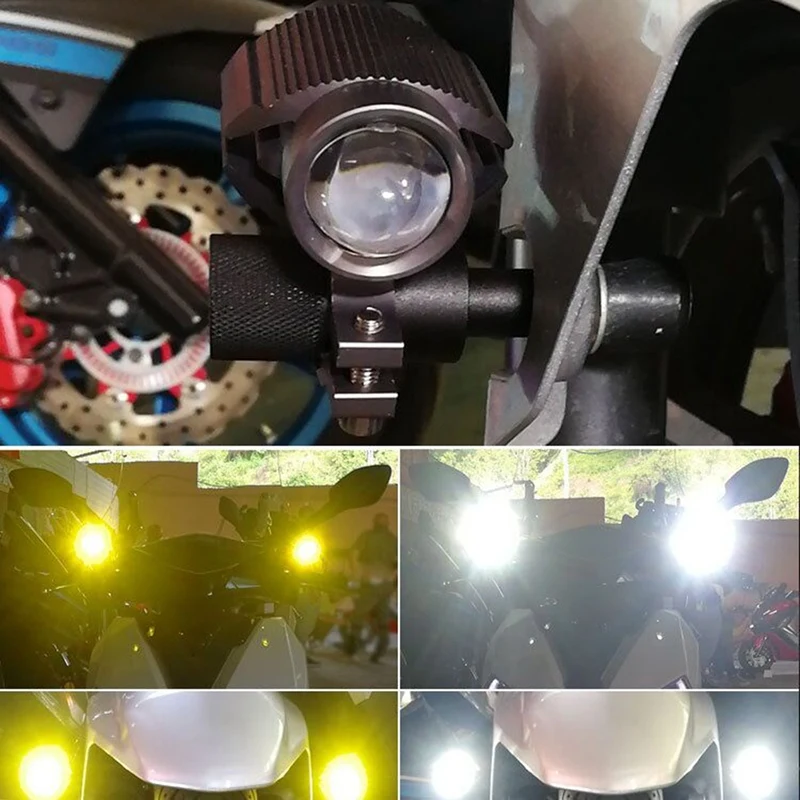 

2Pcs18W Motorcycle Headlights Motorcycle Auxiliary Spotlights Motorcycle Lens Headlights Suitable for Motorcycles ATV