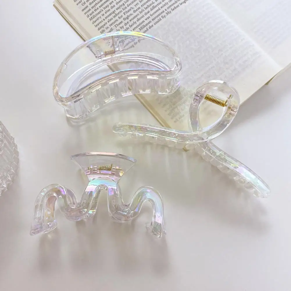 

Super fairy plate hairpin geometric colorful hairpin princess hair Ji mermaid head accessories color ball K6B1