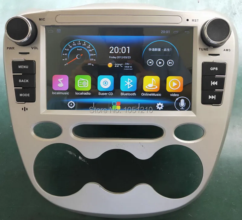 Ouchuangbo Радио Аудио плеер для Changan Penny Benni Mini CV1 2010-2013 Поддержка android 8 1 gps 1080P 2 Гб RAM 32 ROM