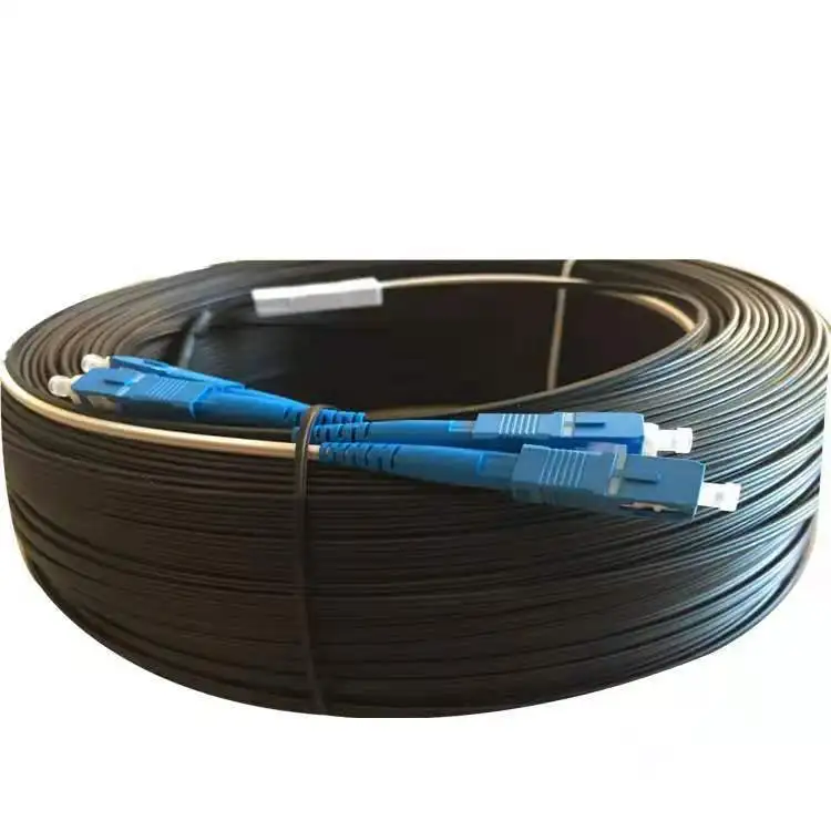 

SC UPC дуплексный наружный прямой кабель FTTH прямой соединительный кабель одномодовый оптоволоконный Соединительный шнур Бесплатная доставка