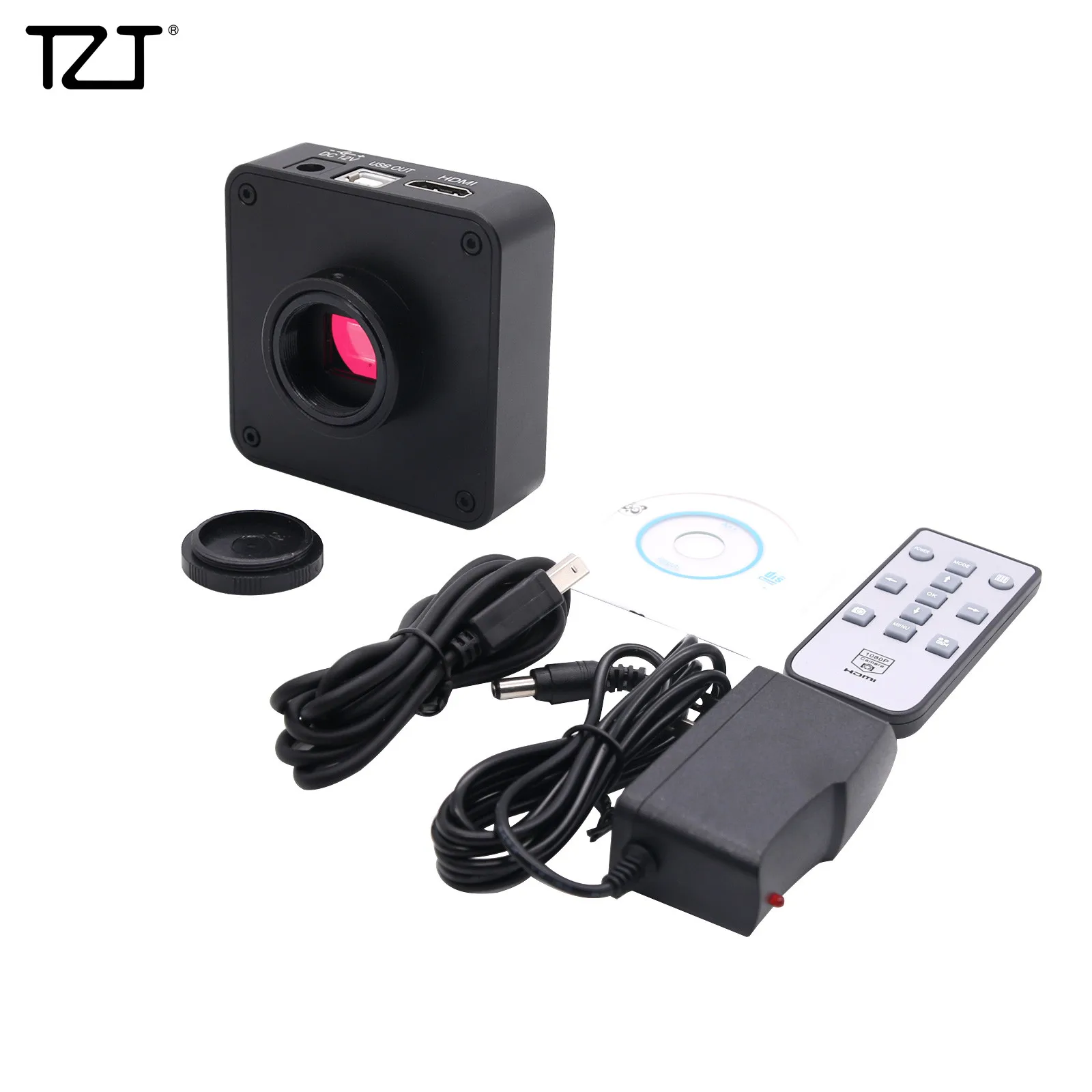 

TZT HY-1138 21MP промышленный микроскоп камера HDMI-совместимая 4K видеозапись 1080P USB выход