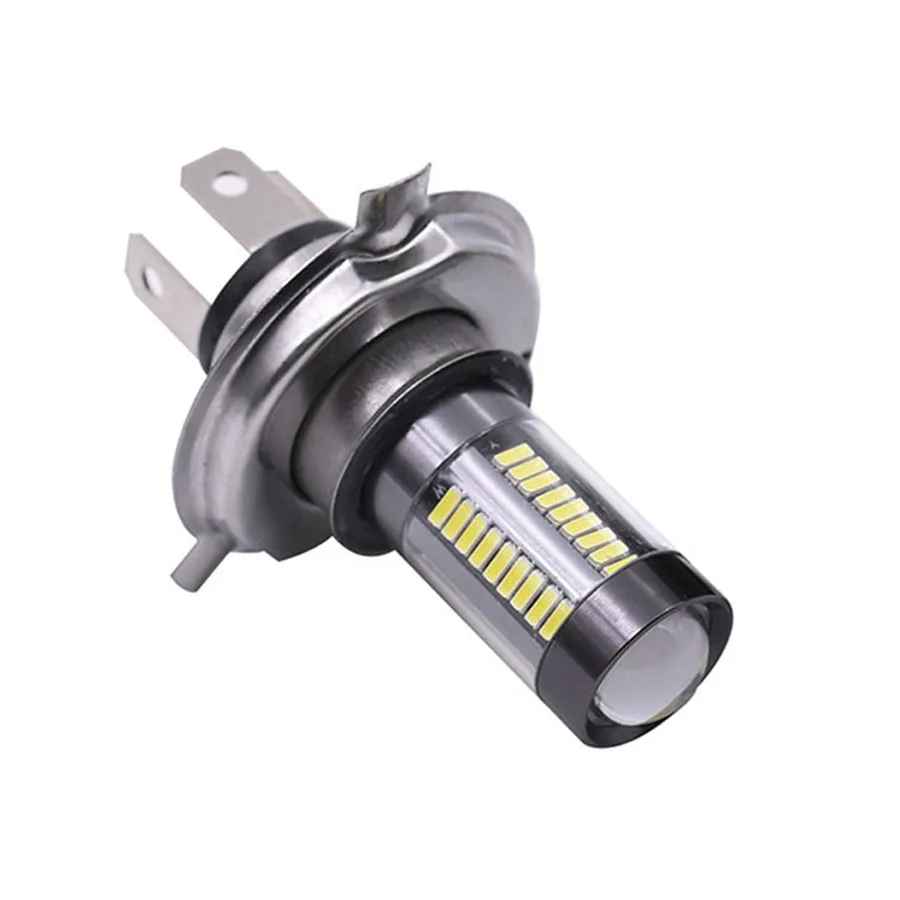 100W 6-Side White Fog Lamp Driving Light Bulb Hi/Lo Beam Headlight for Motorcycle 6000K H4 9003 HB2 16-LED 12V-24V