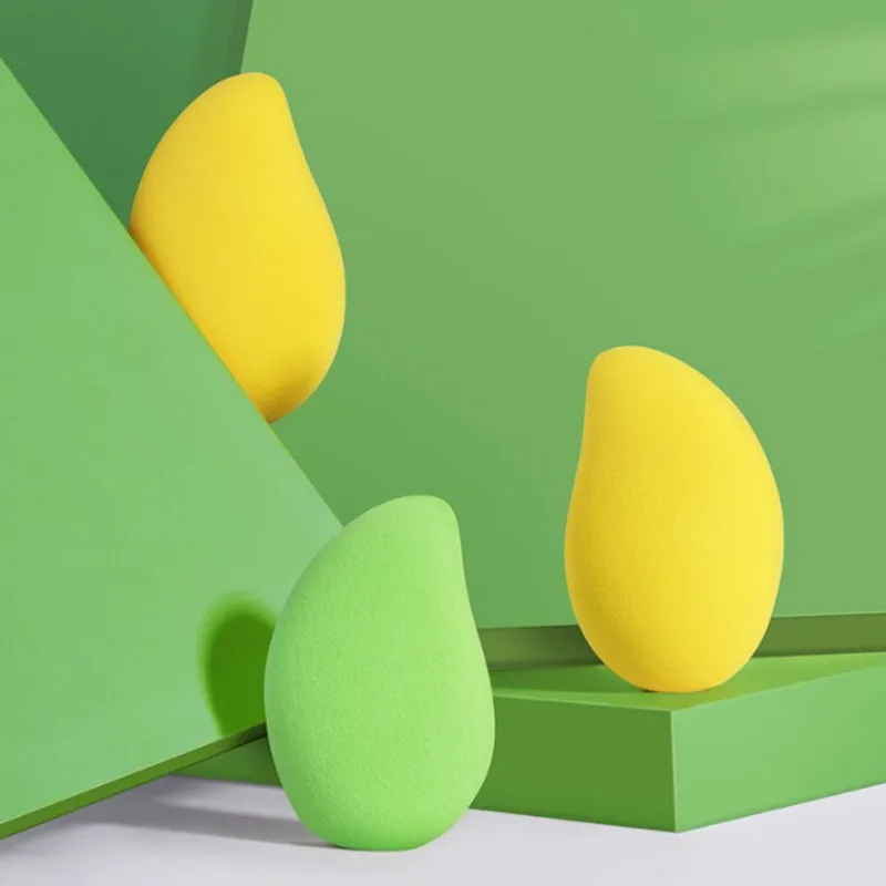 Новинка косметическая пудра в форме манго мягкая губка для макияжа красоты лица