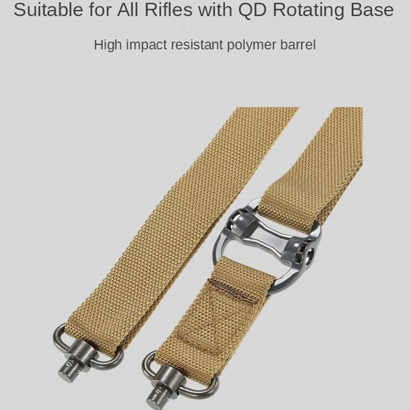 

2 Point Sling Multi-Function Rope for Hunting Rifle QD Buckle Sling Outdoor Training Gun Sling