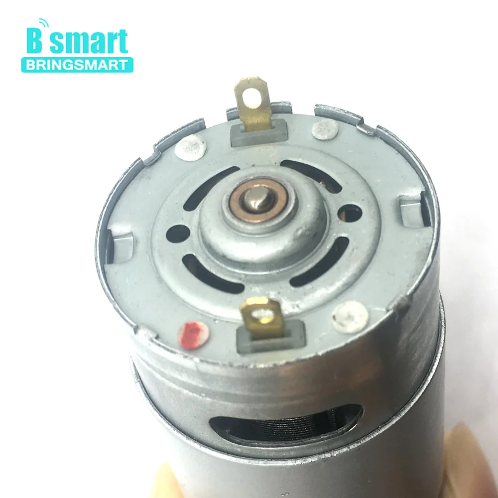 Bringsmart планетарный мотор-редуктор PG36-555 12 В постоянного тока электродвигатель 24 В с высоким крутящим моментом микро редуктор низкий уровень шума для робота DIY