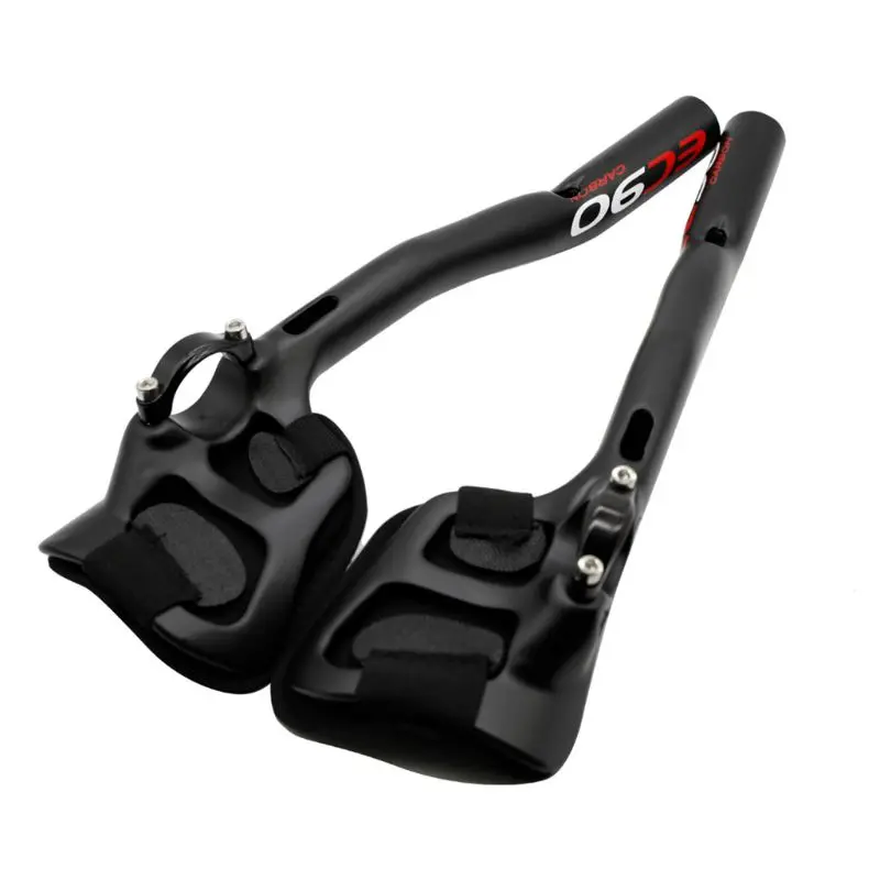 

1 Pair Bicycle Rest TT Handlebar Full Carbon Aero Bars Triathlon MTB Road Bike Extender Cycling Aerobar W0YB