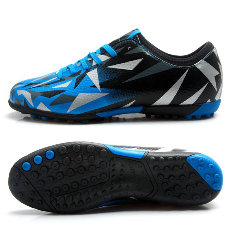 S76516 blue В свободном доступе! TIEBAO, детские футбольные бутсы для мальчиков и девочек, резиновая подошва, спортивная обувь для тренировок, футбольные бутсы TF, футбольные бутсы EU 28-35 - Цвет: S76516 blue