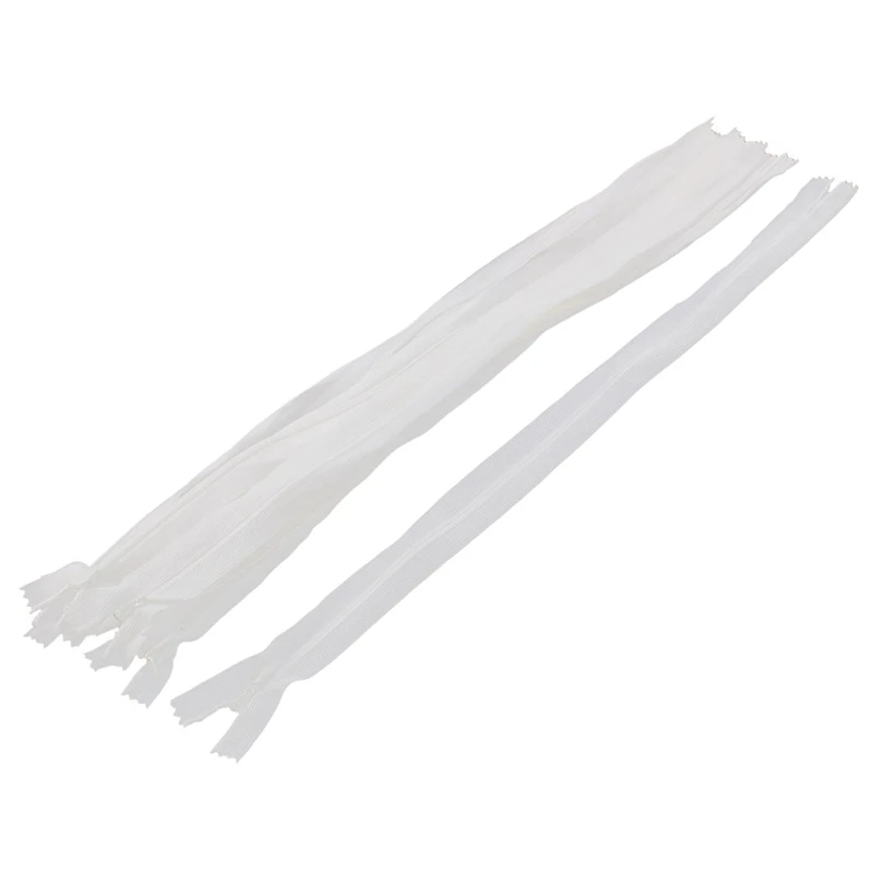 10x белый 40 см закрытый конец платье брюки Нейлон молнии шить инструмент|Молнии| |