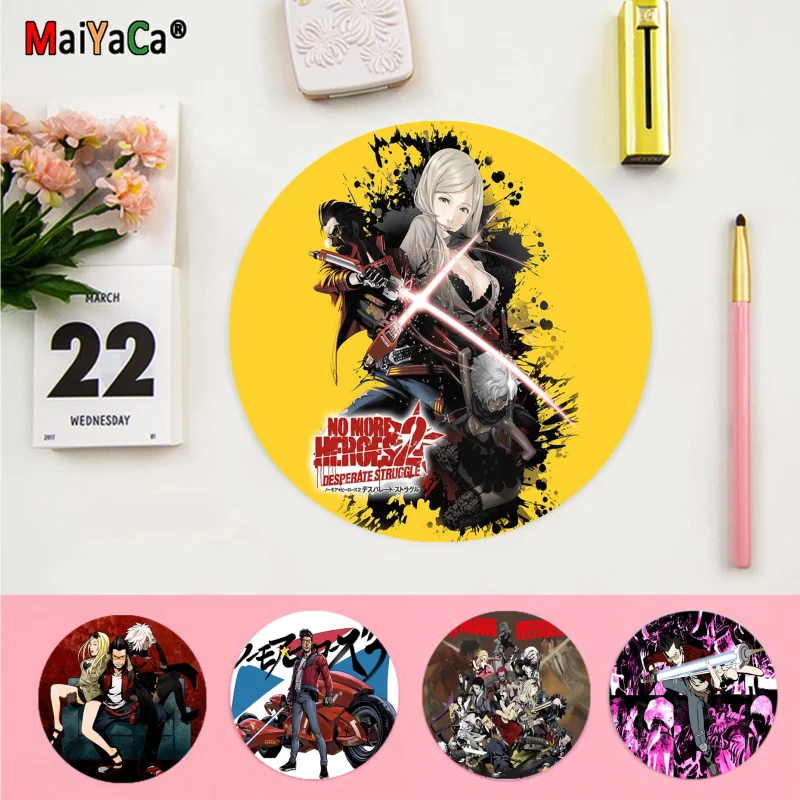 

Maiyaca скоростные геймерские мыши No More Heroes, розничная продажа, маленький резиновый коврик для мыши, нескользящий коврик для ноутбука, ПК, коври...