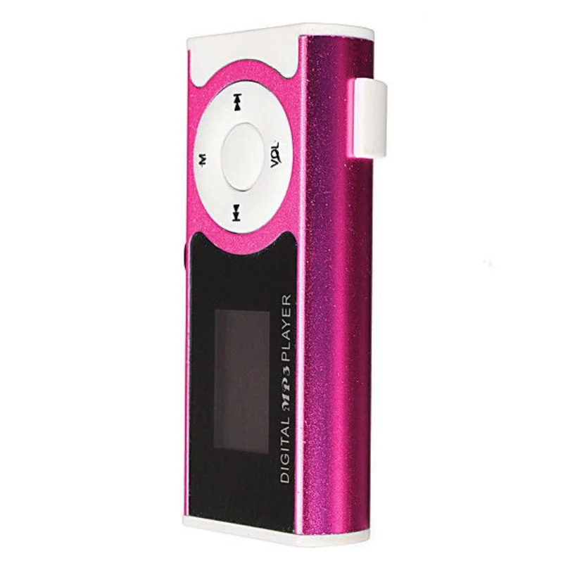 Mini Clip LCD Screen New MP3 player Media Player Support 16GB externa Micro SD for MP3/WMA Compact and stylish with Shiny | Электроника