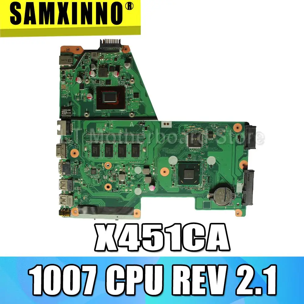 

X451CA Motherboard 1007 CPU rev:2.1 For Asus X451CA X451C Laptop motherboard X451CA Mainboard X451CA Motherboard test 100% OK