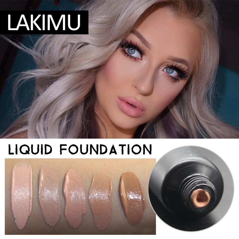 LAKIMU 2019 новая водостойкая Тональная основа матовое покрытие тату глаз темный круг