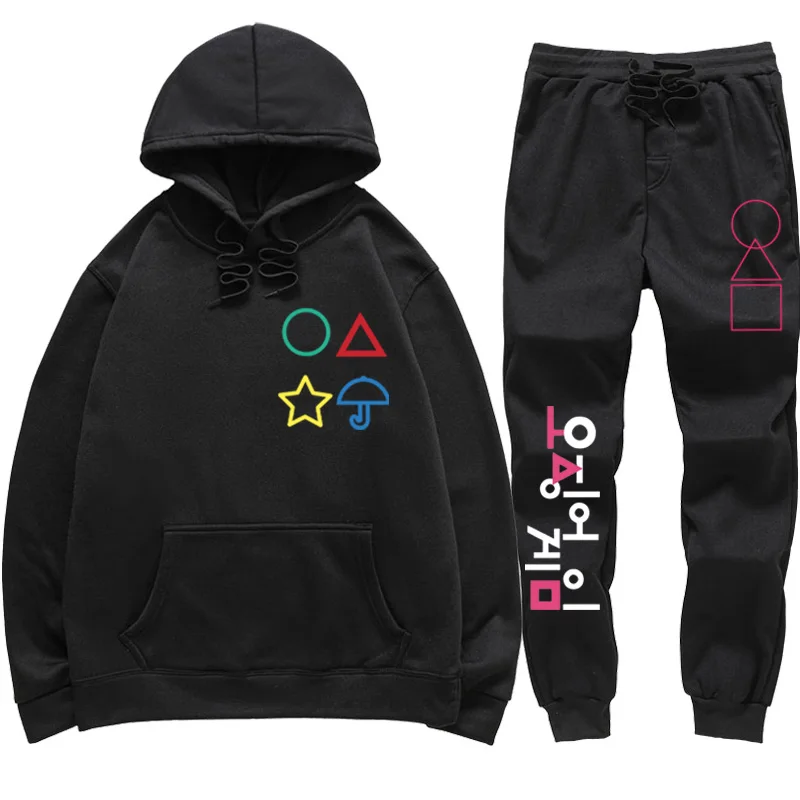 

Мужские комплекты из двух предметов, искусственная кожа и брюки для тренировок, с флисовой подкладкой, стиль хип-хоп, для бега, уличная одежд...