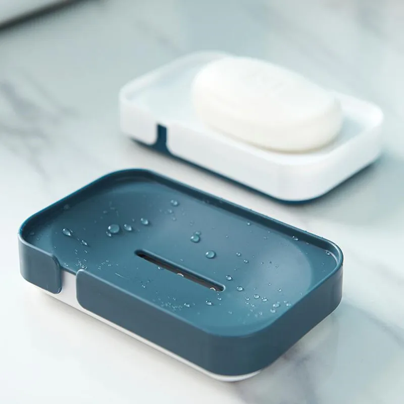 1 шт. двухслойный жидкого мыла или ополаскивателя для перфорация мыльница дренаж