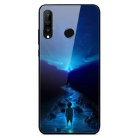 glass case for huawei p30 lite phone case phone shell phone cover back bumper star sky pattern