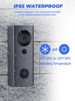 tuya 1080p hd video doorbell camera wifi wireless smart home door bell outdoor intercom 2 way audio led night light usb