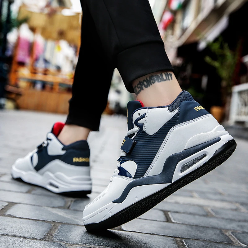 Мужские баскетбольные кроссовки Jordan в стиле ретро дышащие Нескользящие высокие