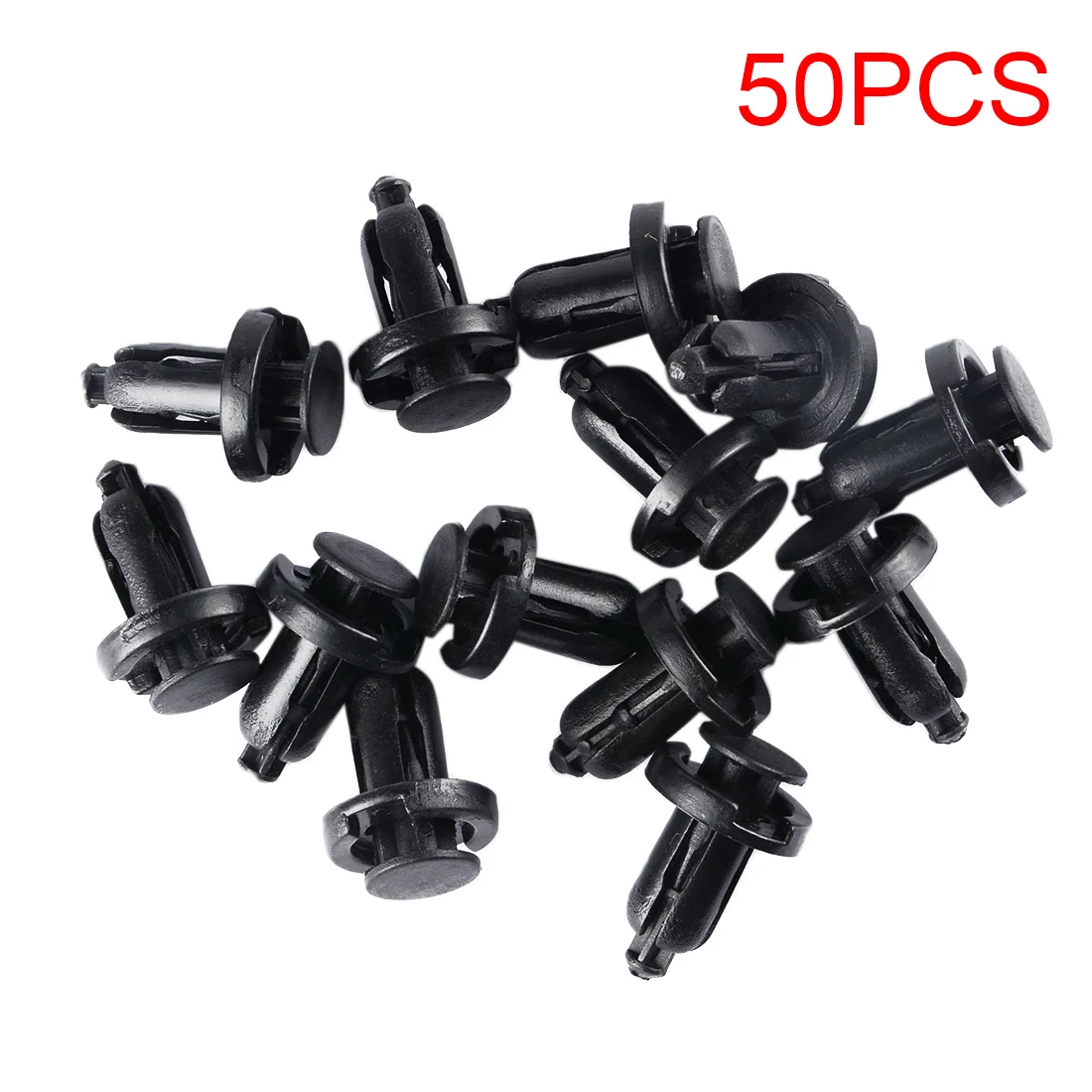 

50 шт. автомобиля заклепки, крепежные зажимы Пластик отверстие бампер автомобиля Фиксатор заклепки клип универсальный автомобильный Стайли...