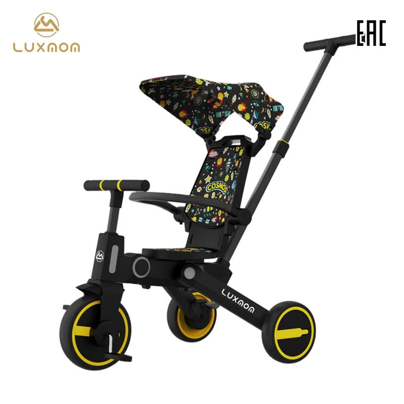 LUXMOM 2 in 1 Children's tricycle Adjustable pedal Gifts for baby Fast shipping | Мать и ребенок