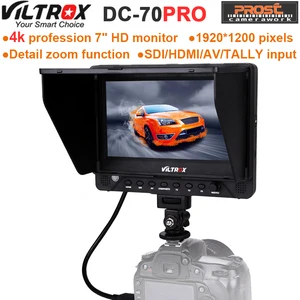Viltrox DC-70PRO 7 Inch Field Monitor HD Camera Video 4K Monitor HDMI SDI AV Input 1920x1200 for Canon Nikon Pentax Sony DSLR