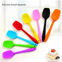 21cm silicone small scoop baking tools ice cream spoon ladle to protect non stick pot soup shell scraper kitchen utensils