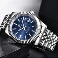 pagani design top brand mens stainless steel mechanical watch sapphire waterproof clock mens automatic watch relogio masculino