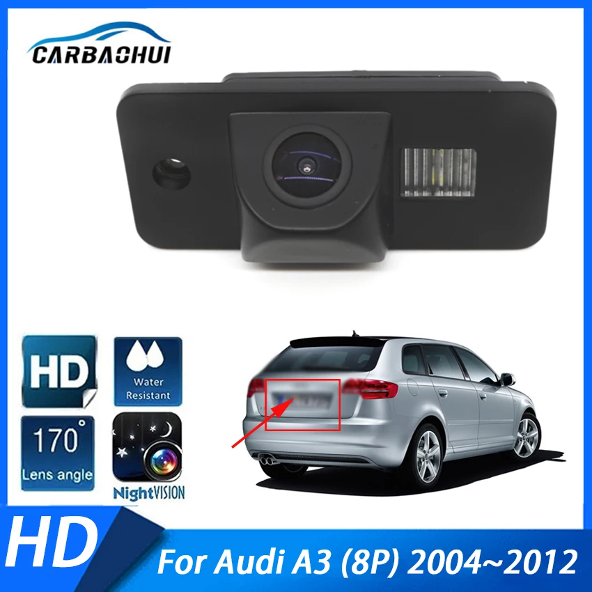 HD Vehicle Back up Parking camera Car Reverse Rear View Camera For Audi A3 (8P) 2004 2005 2006 2007 2008 2009 2010 2011 2012