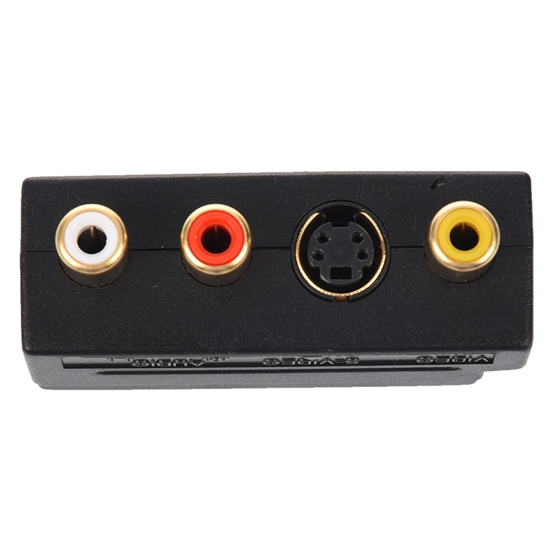 Аудиоадаптер RGB Scart/Композитный RCA + S-Video AV TV | Электроника