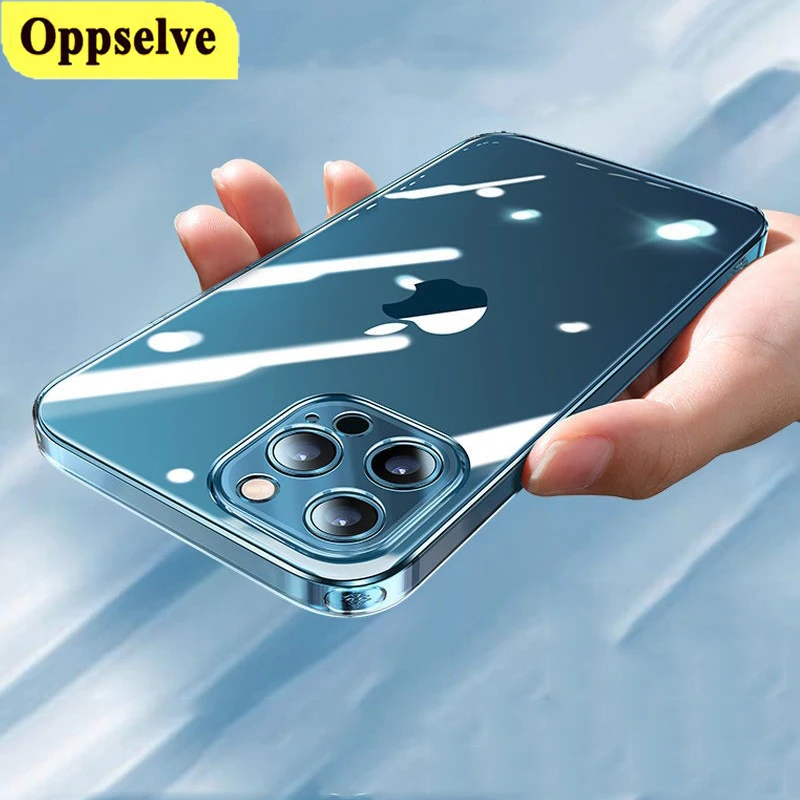 Роскошный чехол для телефона iPhone X Xs Max Xr 8 7 6 S Plus Ультра Прозрачный мягкий