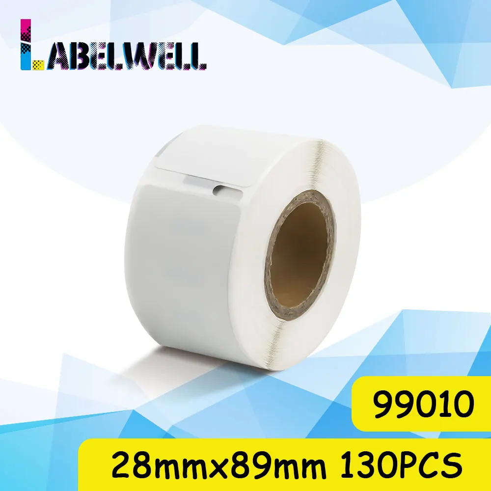 Labelwell 99010 совместимая наклейка с dymo LW наклейки адресом 28 мм * 89 130 шт. для DYMO LabelWriter 450