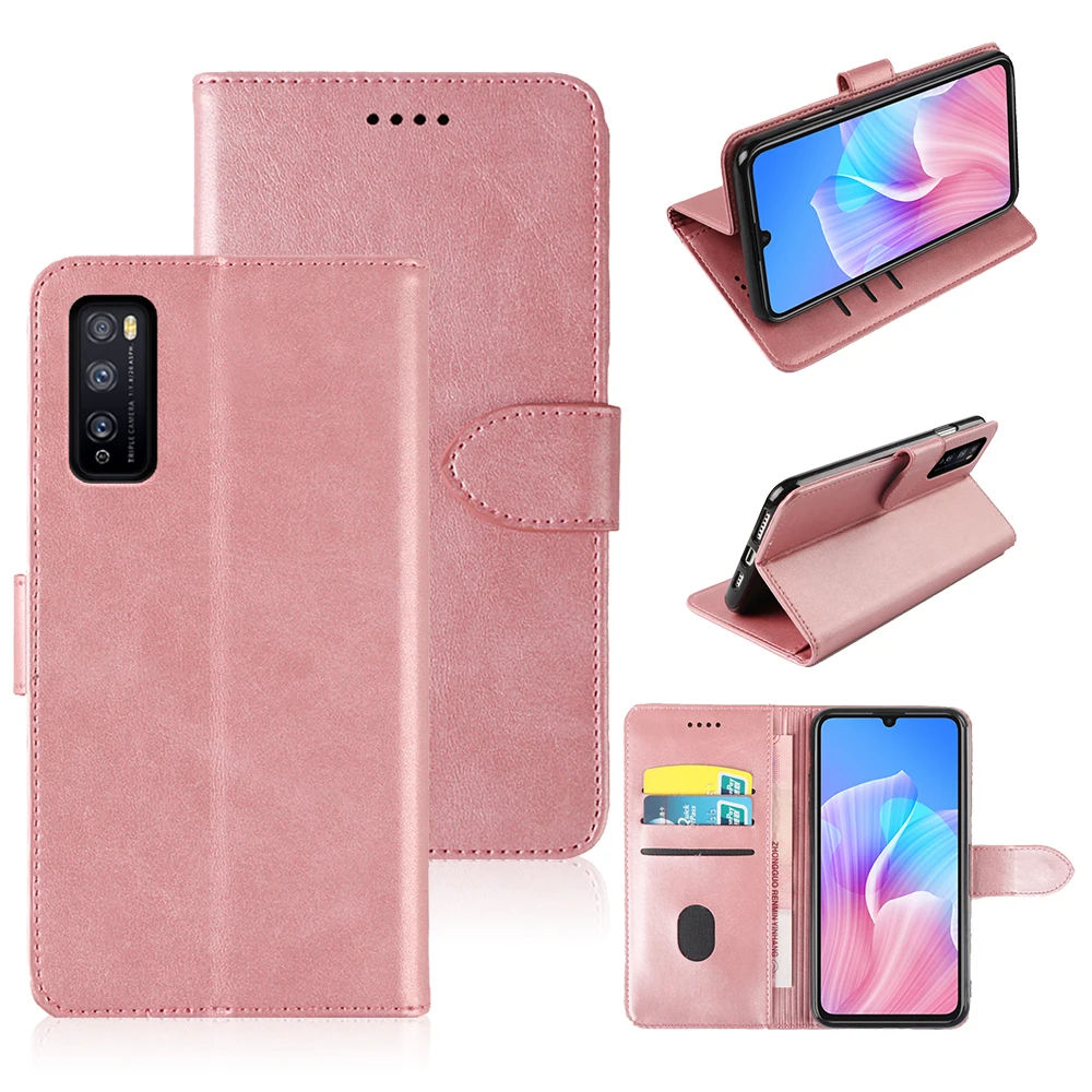 

NINY For Huawei Enjoy Z 5G Phone Case Multi-Function Wallet Flip Case Leather Case with Front Buckle Full Protectiv Shockproof