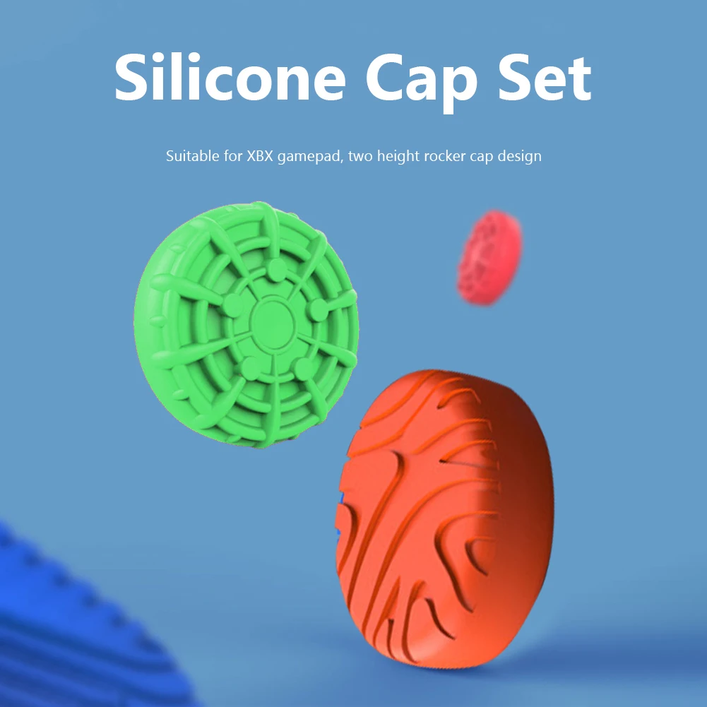 

8Pcs Thumb Stick Grip Caps Game Controllers Grip Caps for Xbox Series Gamepad Joystick Cover Game Protective Accessories