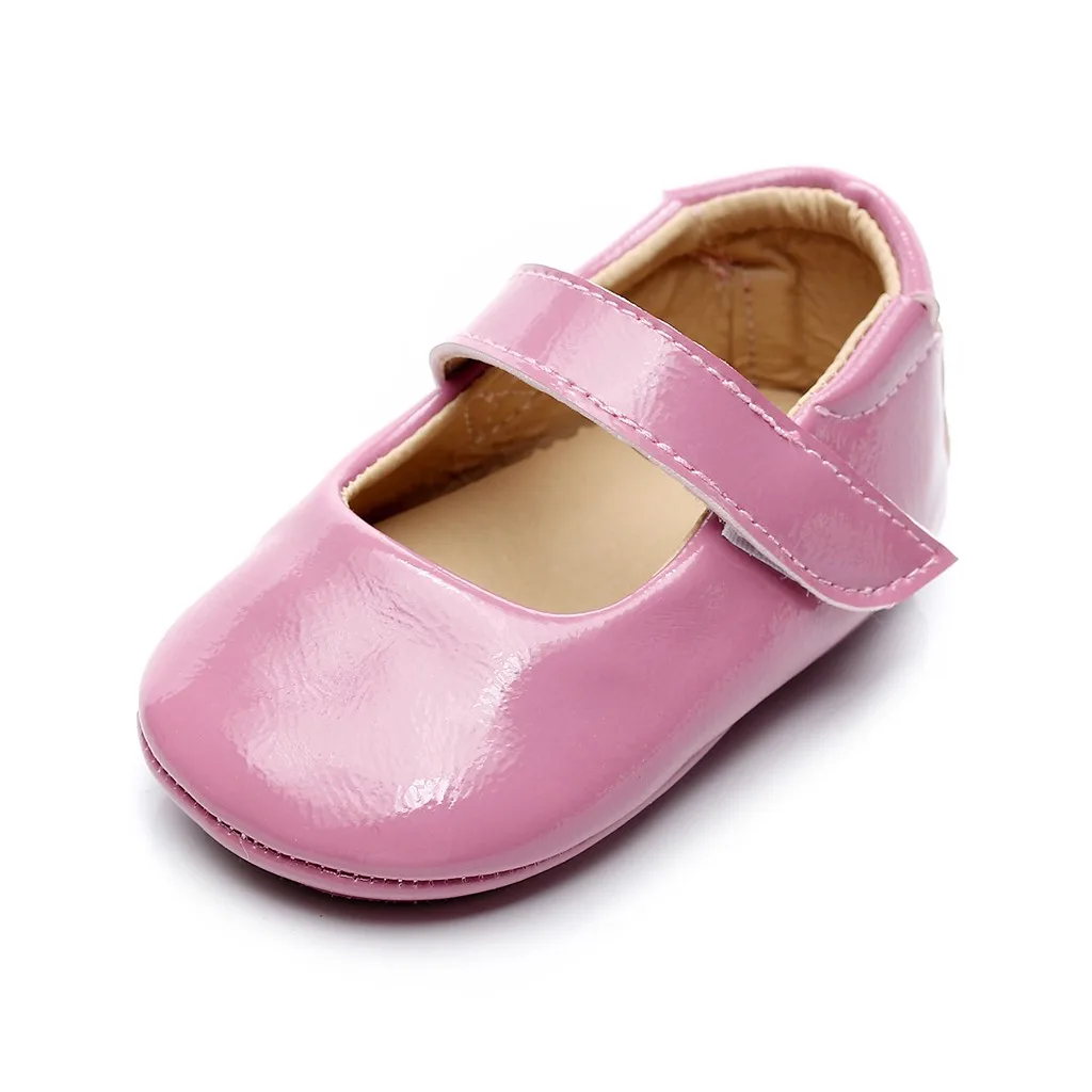 Обувь для новорожденных девочек; обувь принцессы для новорожденных; обувь для маленьких девочек; однотонные осенние детские ботиночки на липучке; г.; обувь для первых шагов