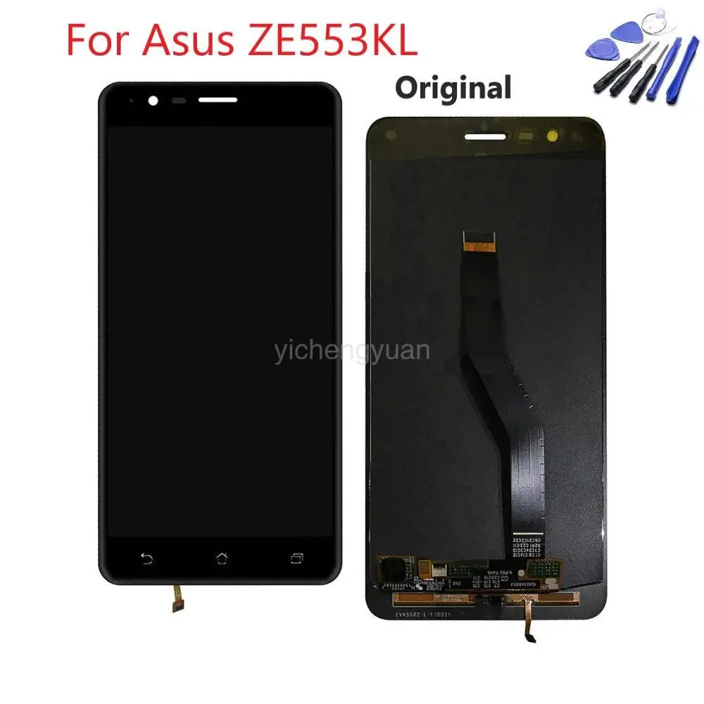 AMOLED для Asus Zenfone 3 ZOOM ZE553KL Z01HDA ЖК дисплей Сенсорная панель Цифровой преобразователь